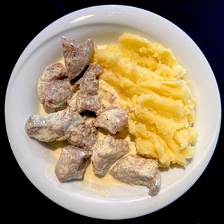 Пуешко с къри сос (350г)