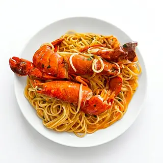 Linguine Con Bogavante (Para 2 Personas)