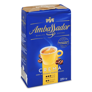 Кава мелена Ambassador Crema натуральна смажена (225г)