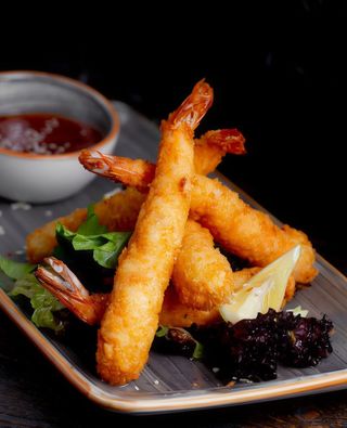 106- Tempura con gamba (5 unidades)