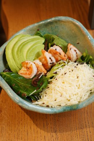 Салат з креветками