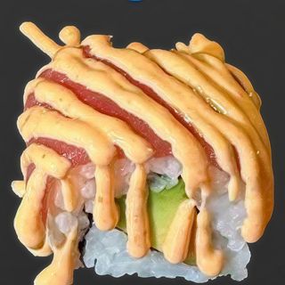 210-Uramaki De Aguacate Y Atún Picante (4 Uds.)