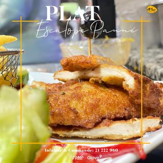 Plat Escalope pannée