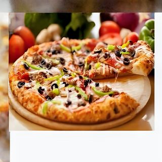 Пица със салам Пепероне и моцарела (550г)