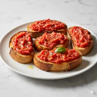Pan con tomate