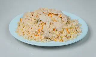 129. Ориз с пиле и зеленчуци