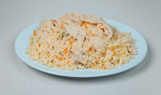 129. Ориз с пиле и зеленчуци