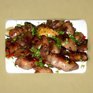 Ficatei de pui cu mamaliguta