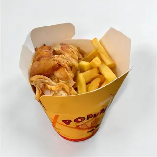 box con ptata  y carne