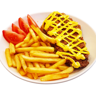 Курица торикацу с фри 