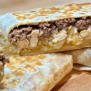 Tacos cheese + frites + salade