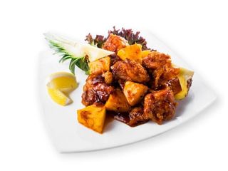 Курка в ананасі Червоний дракон