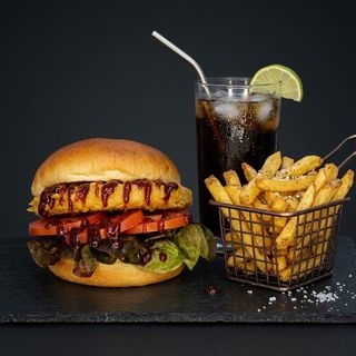 Menú Burger De Tenders De Pollo