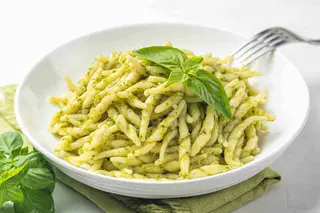 Trofie al pesto genovese