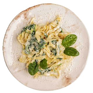 Tagliatelle Ze Szpinakiem