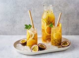 Passion Fruit Pineapple Iced Tea