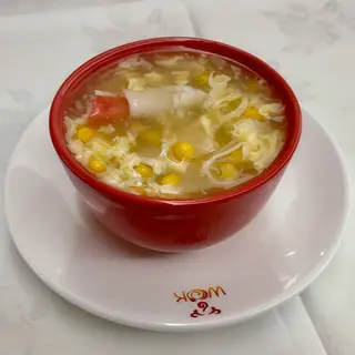 17. Sopa De Maíz Con Cangrejo