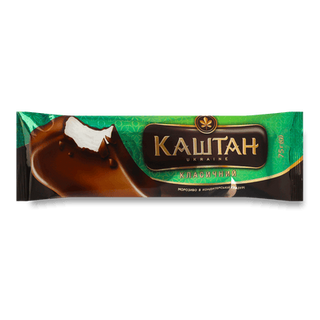 Морозиво Каштан Класичний в кондитерській глазурі (75г)