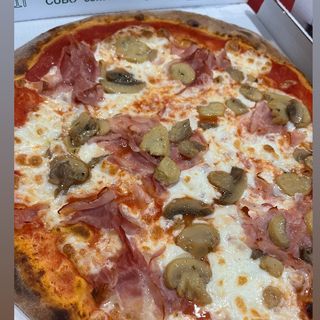 Prosciutto cotto e funghi