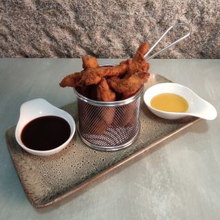 Tiras de pollo a nuestra manera