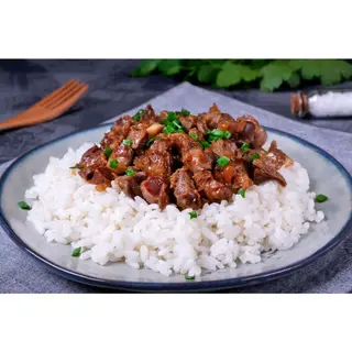 Gizzard Ugali / Chapati / Rice