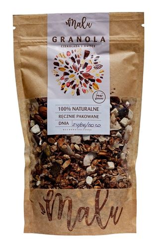 GRANOLA CZEKOLADA I OWOCE 360G MALU