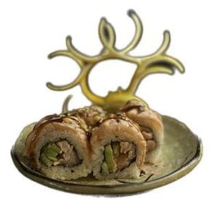 134.Uramaki De Salmón Flameado (4 Uds.)