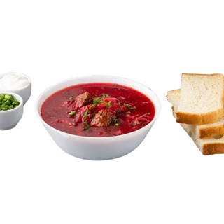 Український борщ з м'ясом