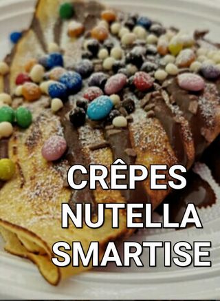 Crêpe Au Chocolat Et Smarties 