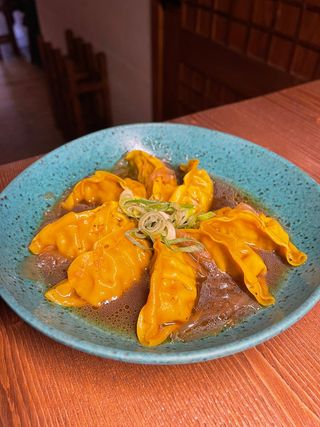 Gyozas vengan pollo curry (5uds)