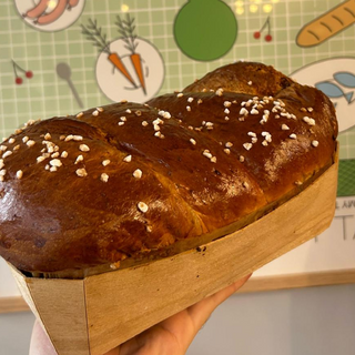 Cozonac cu rahat, cacao si nuca 1 kg