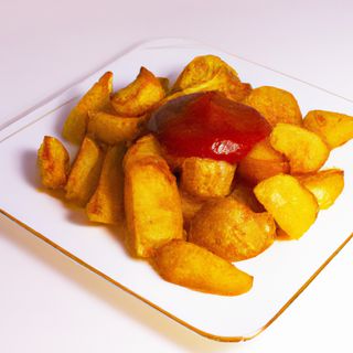 Ración De Patatas Bravas Con Salsa (Grande)