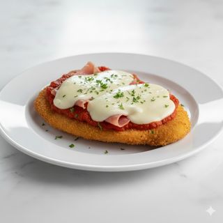 Milanesa napolitana de carne