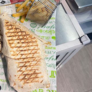 Menú tacos (pollo, carne picada o mixto)+bebida+patatas fritas