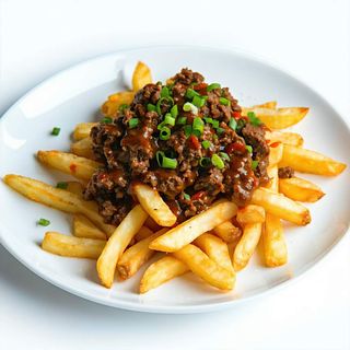 Patatas con Carne Kebab Gratinadas, Normal