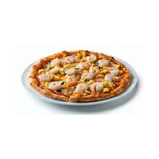Pizza Hawaïenne Avec Crevette