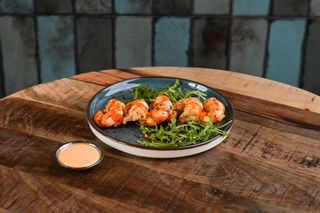 Garlic grilled shrimps