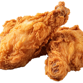 Fried Chicken .2 pis , chips &  Salad