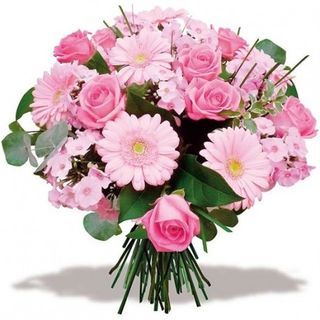 Bouquet di rose e gerbere