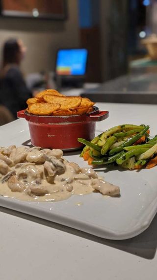 Émincé De Poulet Et Champignons