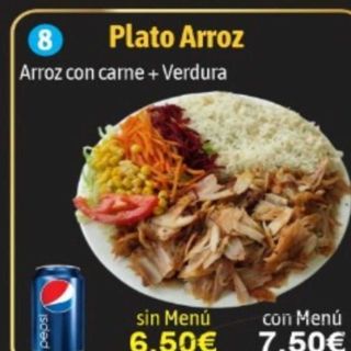 Arroz basmati con pollo