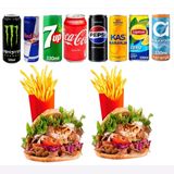 2 Kebab + 2 patatas + 2 Bebidas