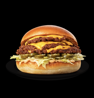 Triple Smash Fire Burger