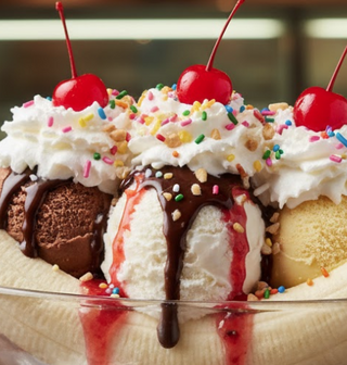 Helado de banana split (500ml.)