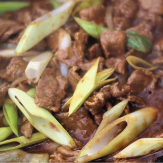 Ternera con salsa sha-cha