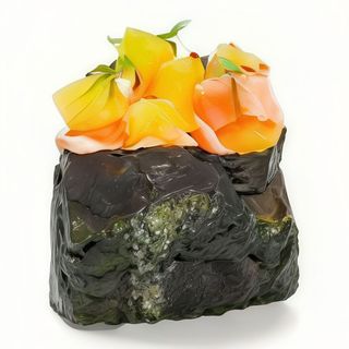 Gunkan de salmón, mango, jengibre y eneldo (1 ud.)