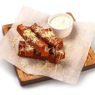 Гренки чесночные с сыром 