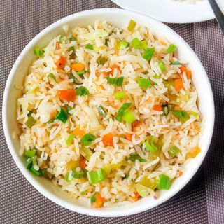Riso basmati misto con verdura