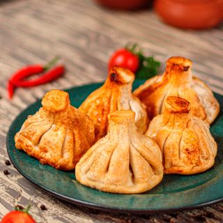 Khinkali deep fried
