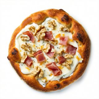 Bianca crema di noci e speck